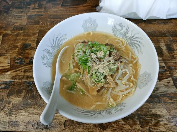 「とんこつ塩ちぢれ麺」@長州 風の子ラーメンの写真