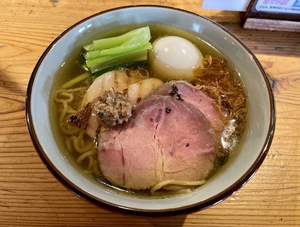 「特製地鶏の重ね中華そば」@麺処 図鑑の写真