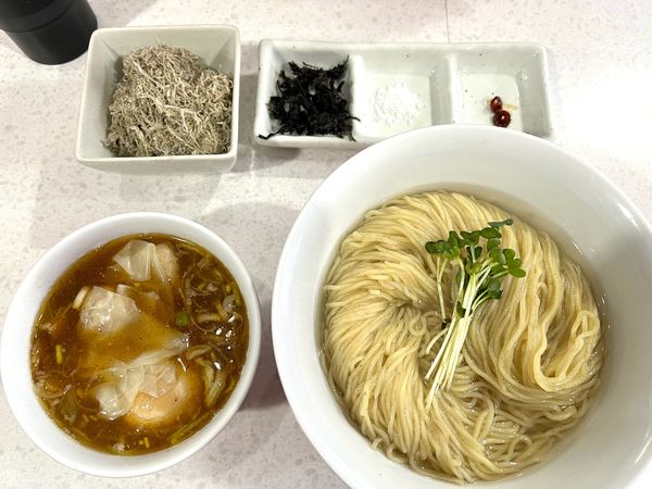 「限定 特製昆布水つけ麺醤油R」@ラーメン星印の写真
