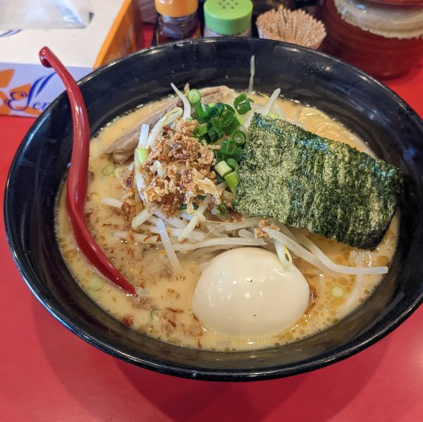 「味噌ラーメン + 煮玉子」@麺屋 だいのじの写真