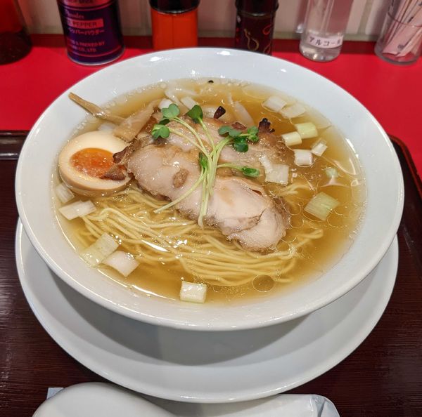 「とりそば」@鳥藤とりそばスタンド グランスタ東京店の写真