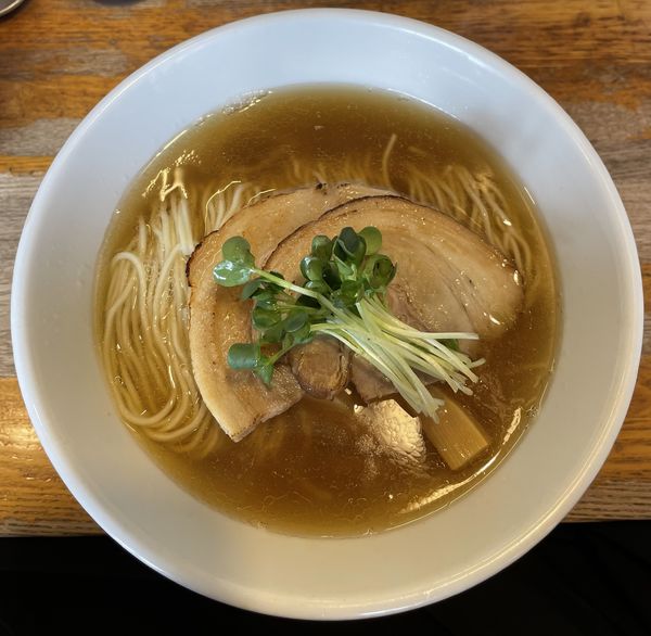 「煮干しそば 大盛＋チャーシュー１枚」@煮干しそば 虎愼の写真