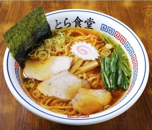 「手打ち中華そば」@とら食堂の写真