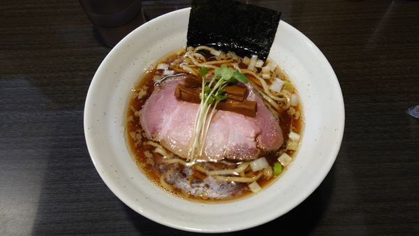 「醤油ラーメン 820円 + 煮豚丼 260円」@ラーメンつけ麺 奔放の写真