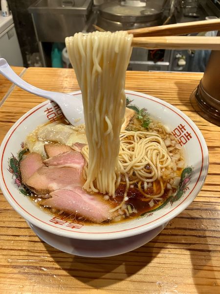 「八王子中華そば　トッピングワンタン」@いしかわやの写真