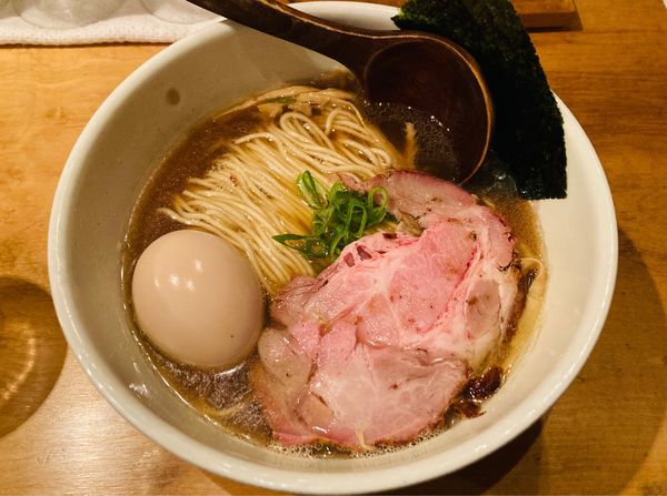 「味玉そば」@中華蕎麦 蘭鋳の写真