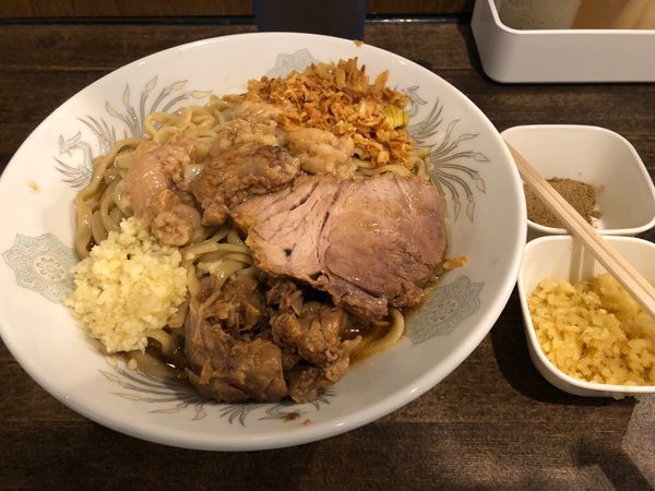 「汁なし 野菜抜き 生姜 魚粉」@ぶたけん。2ndの写真