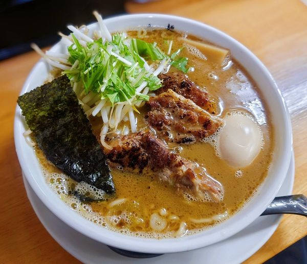 「軟骨玉子えびそば」@麺屋 白神の写真