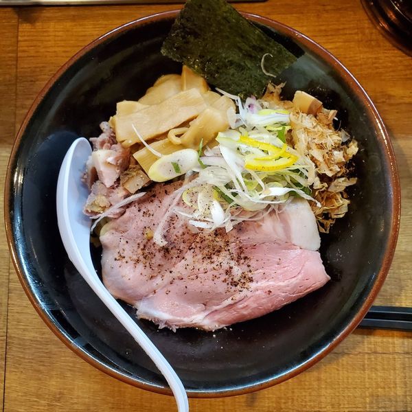 「油そば」@麺処 Niboshi しんこつの写真