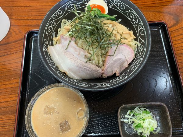 「特製つけ麺(大盛り×2)」@手打ち中華そば 味楽の写真