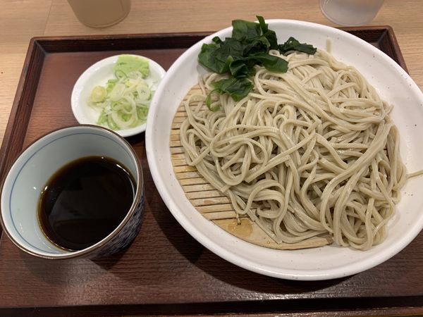 「もり蕎麦 400円」@十割蕎麦 さがたに 新宿京王モール店の写真