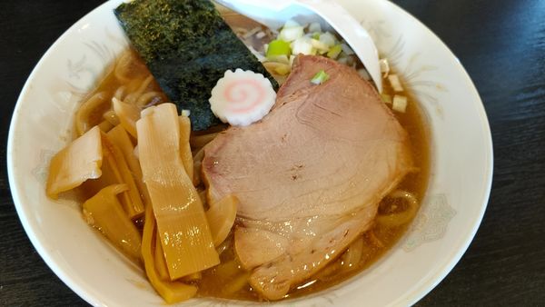 「六式中華そば　中盛り」@麺とび六方の写真