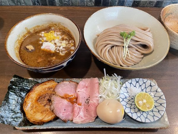 「特製つけ麺(中)」@麺屋みつば＋クローバーの写真