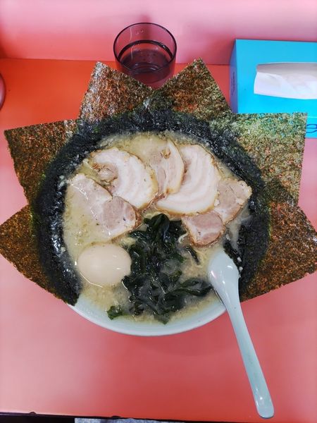 「チャーシューメン+味玉+のり メンマ抜き」@ラーメンショップ 下大野店の写真