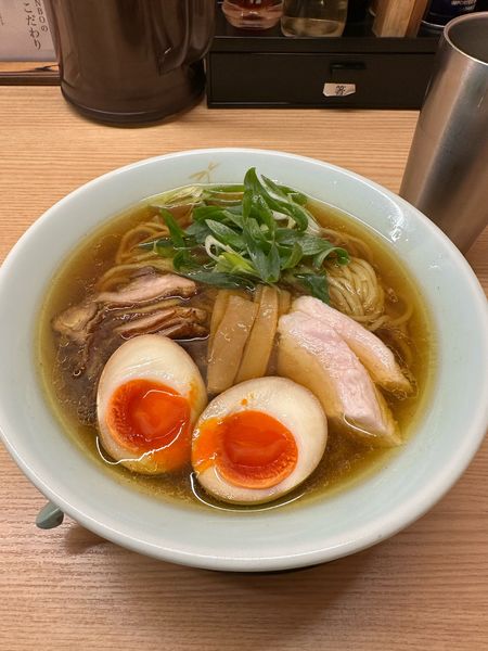 「醤油　玉子入り」@笠岡らーめん TAKETONBOの写真