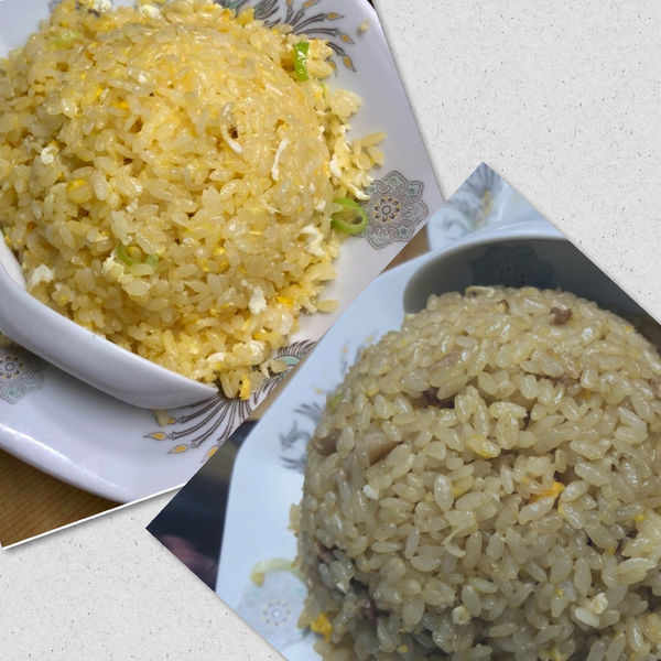「チャーハン（醤油味）￥650玉子チャーハン（塩味）￥650」@兆徳の写真