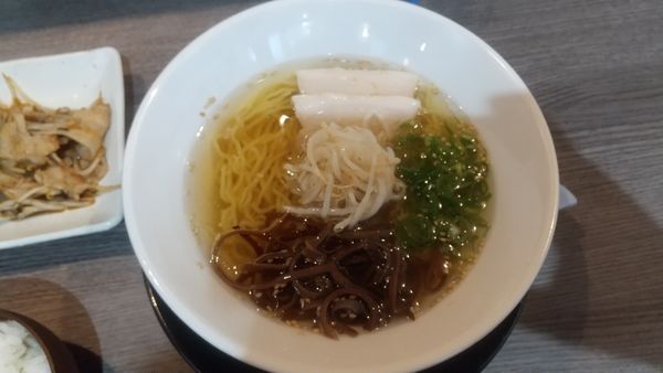 「和風塩680円、ランチセットA（焼き豚肉小）300円」@龍瞳の写真