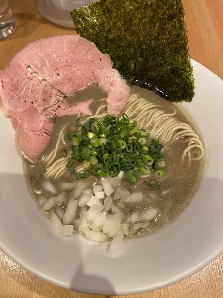 「バカニボ＋替え玉」@麺屋 まほろ芭の写真