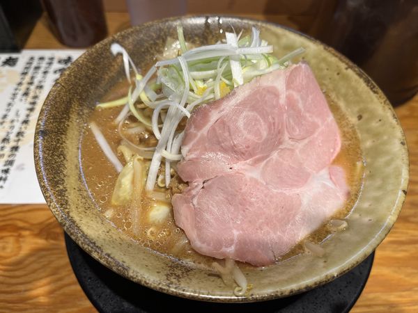 「味噌らーめん大盛」@純米味噌らーめん なかむらの写真