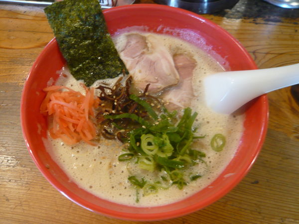 「ラーメン」@元祖長浜 大学ラーメンの写真