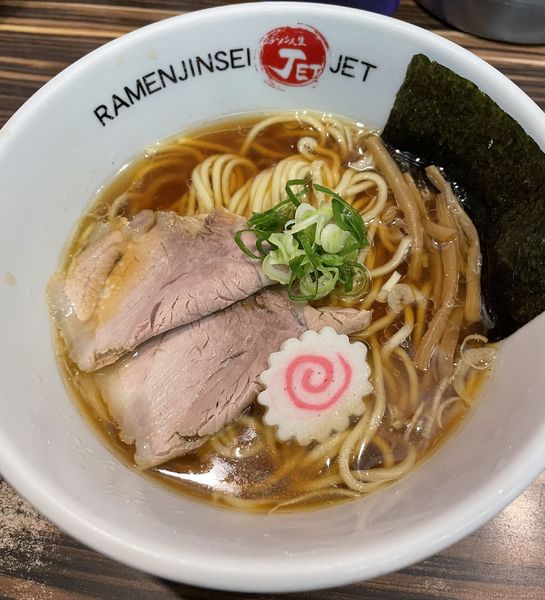「醤油ラーメン」@ラーメン人生 JET 福島本店の写真