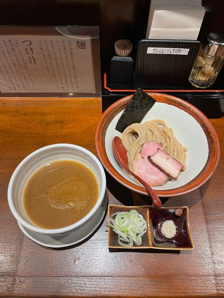 「つけ麺(950円)」@長男、ほそのたかしの写真