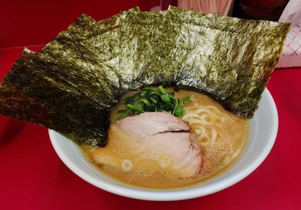 「ラーメン並+ノリ 脂多味濃」@横浜家系ラーメン おうじ家の写真