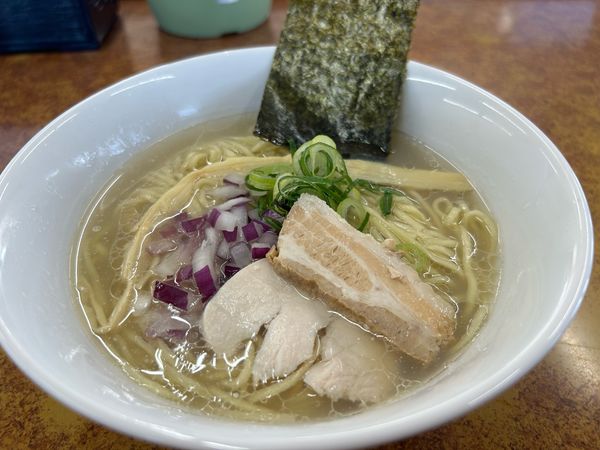 「【20食限定】蛤中華そば1000円」@中華そば 麺屋 来陣の写真