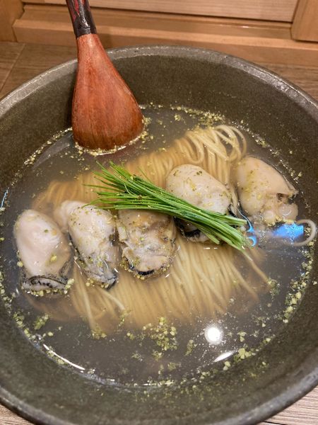 「山椒と牡蠣の塩ラーメン」@中華蕎麦 麺とスープの写真