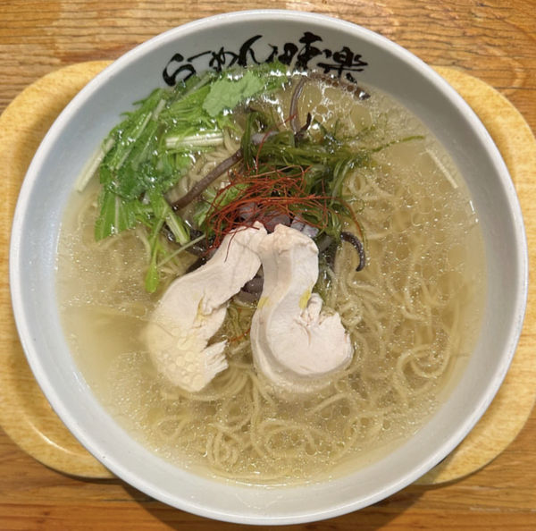 「【限定】宗谷の塩らーめん」@利尻らーめん 味楽 新横浜ラーメン博物館店の写真