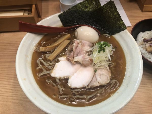 「特製焼きあご塩らー麺」@焼きあご塩らー麺 たかはし 北千住店の写真
