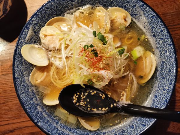 「はまぐりラーメン」@和風楽麺 四代目 ひのでやの写真