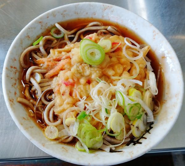 「かき揚げそば（410円）」@田舎そば かさいの写真