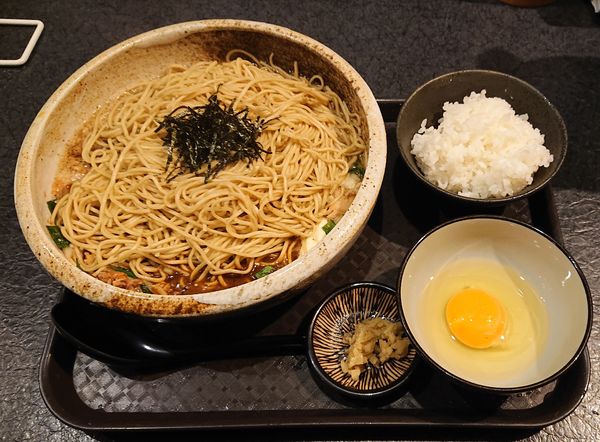 「カレーまぜそば」@秋田ラーメン はまの写真