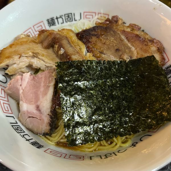 「元祖チャー麺定食（チャーシュー）」@塩そば 桑ばらの写真