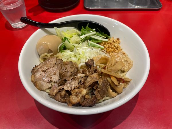 「味玉塩まぜそば」@まぜそば 七の写真