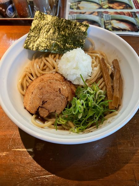 「真空まぜそば860円麺固めバラチャーシュー」@喜元門 本店の写真