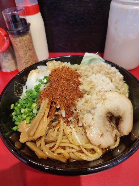 「マシマシ油そば」@油そば専門店 ビリ軒  本店の写真