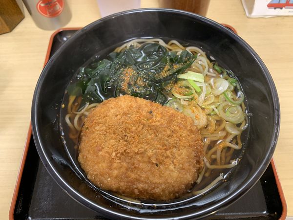 「コロッケそば 470円」@名代 箱根そば 代々木上原店の写真