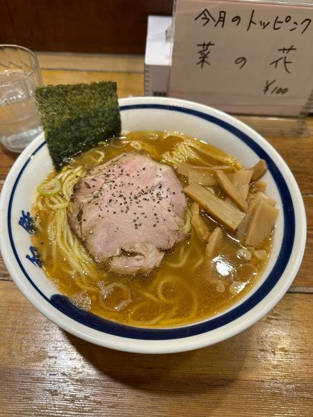 「中華そば+大盛り&焼豚丼無料」@和風ラーメン 和鉄の写真