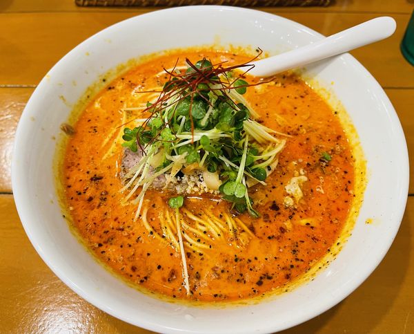 「期間限定　豆乳坦々麺」@麺屋 Hulu-luの写真