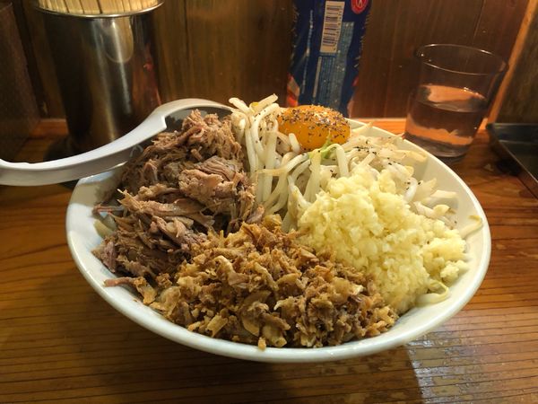 「汁なし中　ニンニクマシマシ」@麺とび六方 長野店の写真