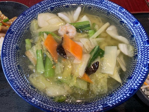 「八菜海鮮スープ麺」@健康中華 青蓮 藤が丘店の写真