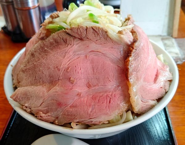 「野菜半チャーシュー」@ラーメンあやの写真