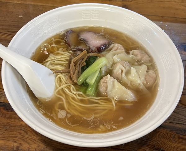 「ワンタン麺 ¥1000」@らーめん穀雨の写真