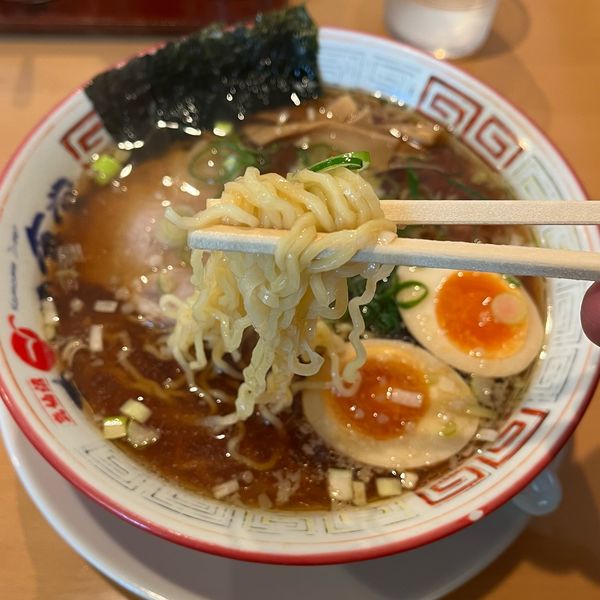 「醤油味玉ラーメン」@気仙沼 かもめ食堂の写真