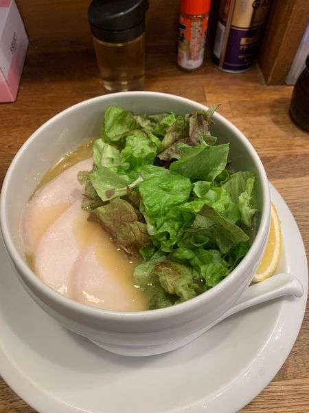 「塩鶏白湯ラーメン1000円」@麺屋時茂の写真