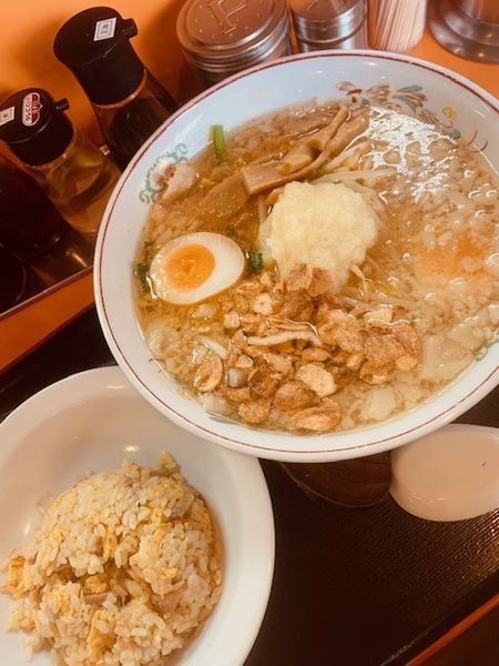 「元気ラーメンセット 1100円」@ラーメンパンダの写真