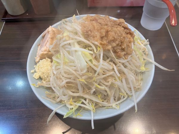 「小ラーメン(野菜マシニンニク少なめアブラ普通)」@立川マシマシ 8号店の写真