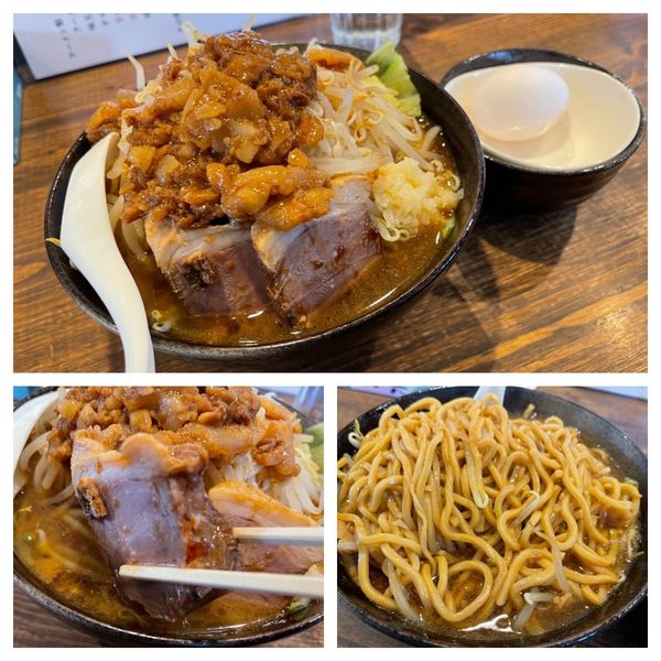 「正油ラーメン 750円・生卵 50円」@らーめん 真の写真